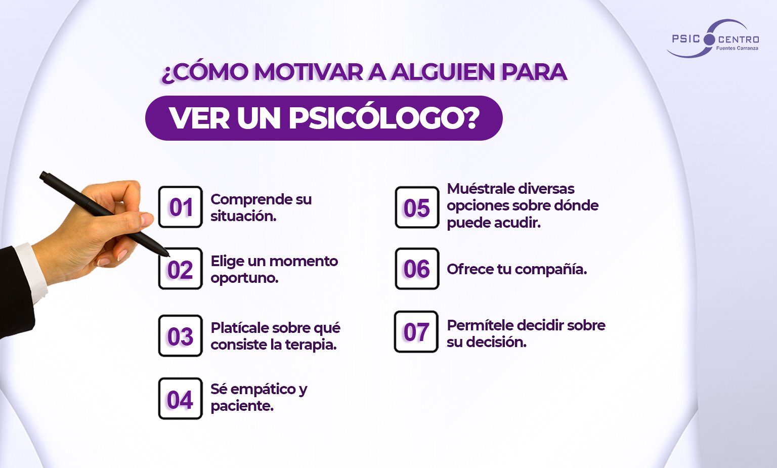 C Mo Motivar A Alguien A Ir Al Psic Logo Consejos