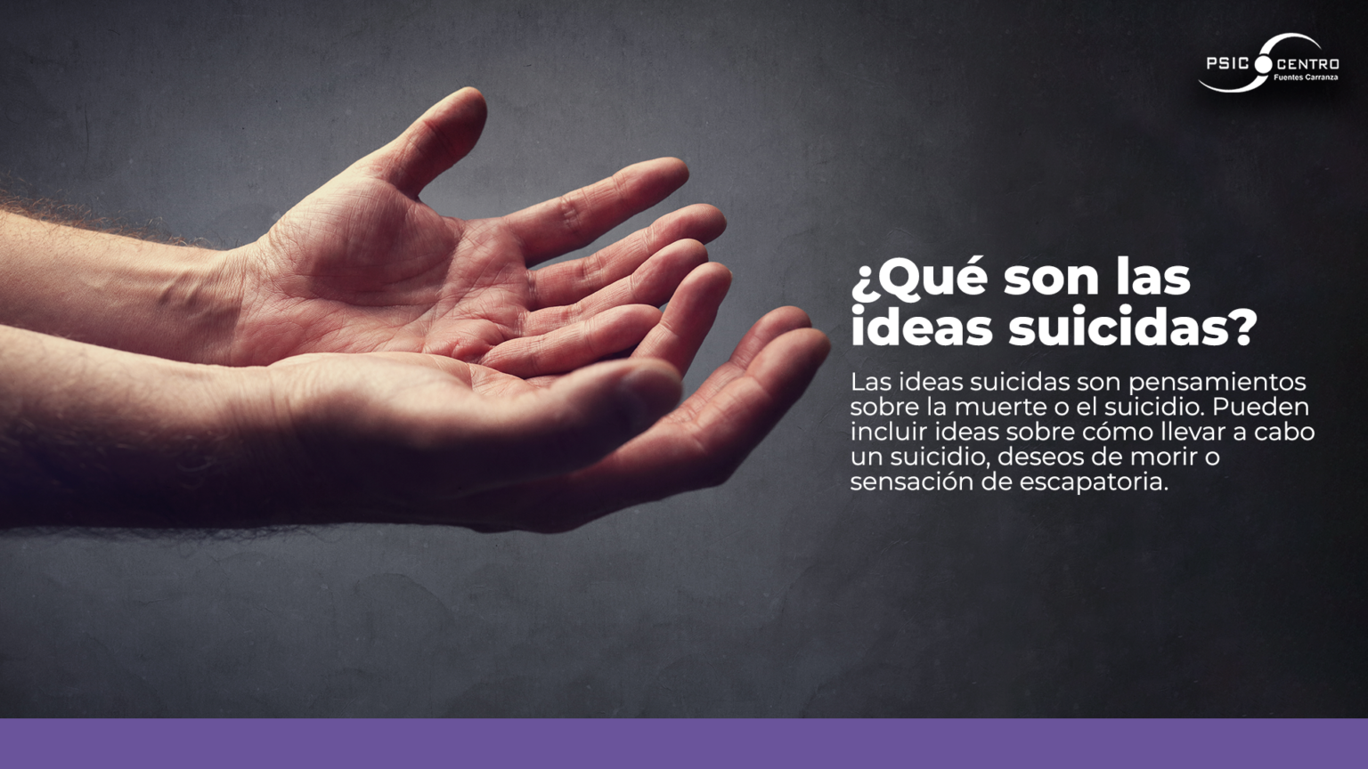 Qué hacer ante ideas suicidas