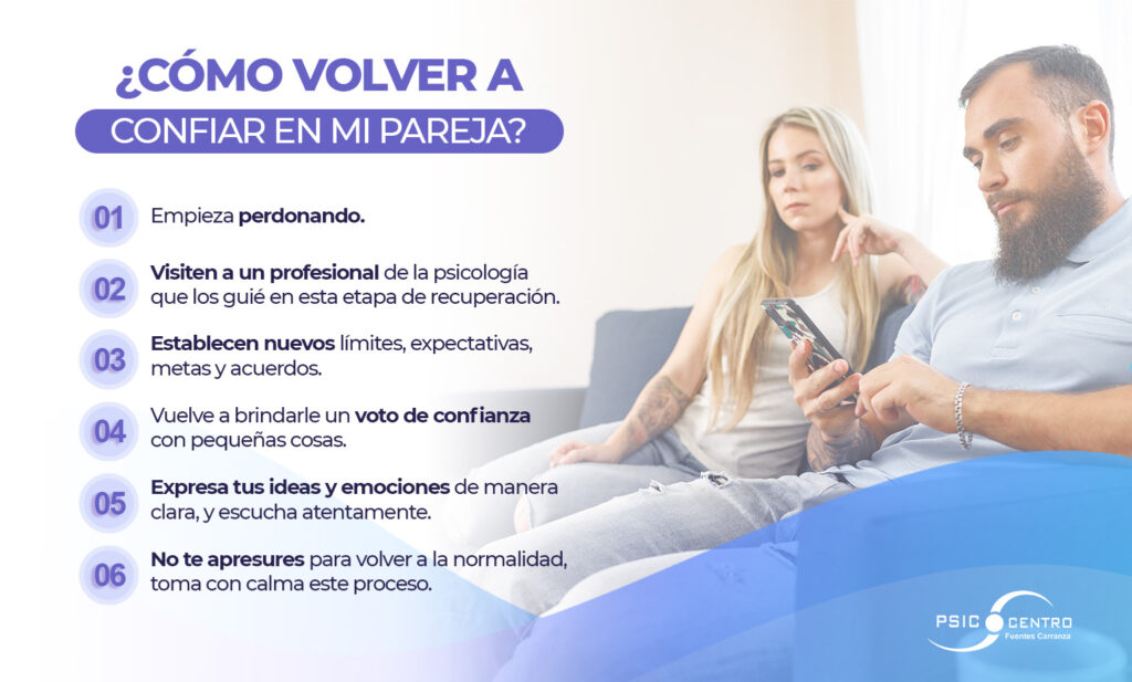 Cómo volver a confiar en tu pareja