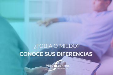 ¿Fobia o miedo? Diferencias